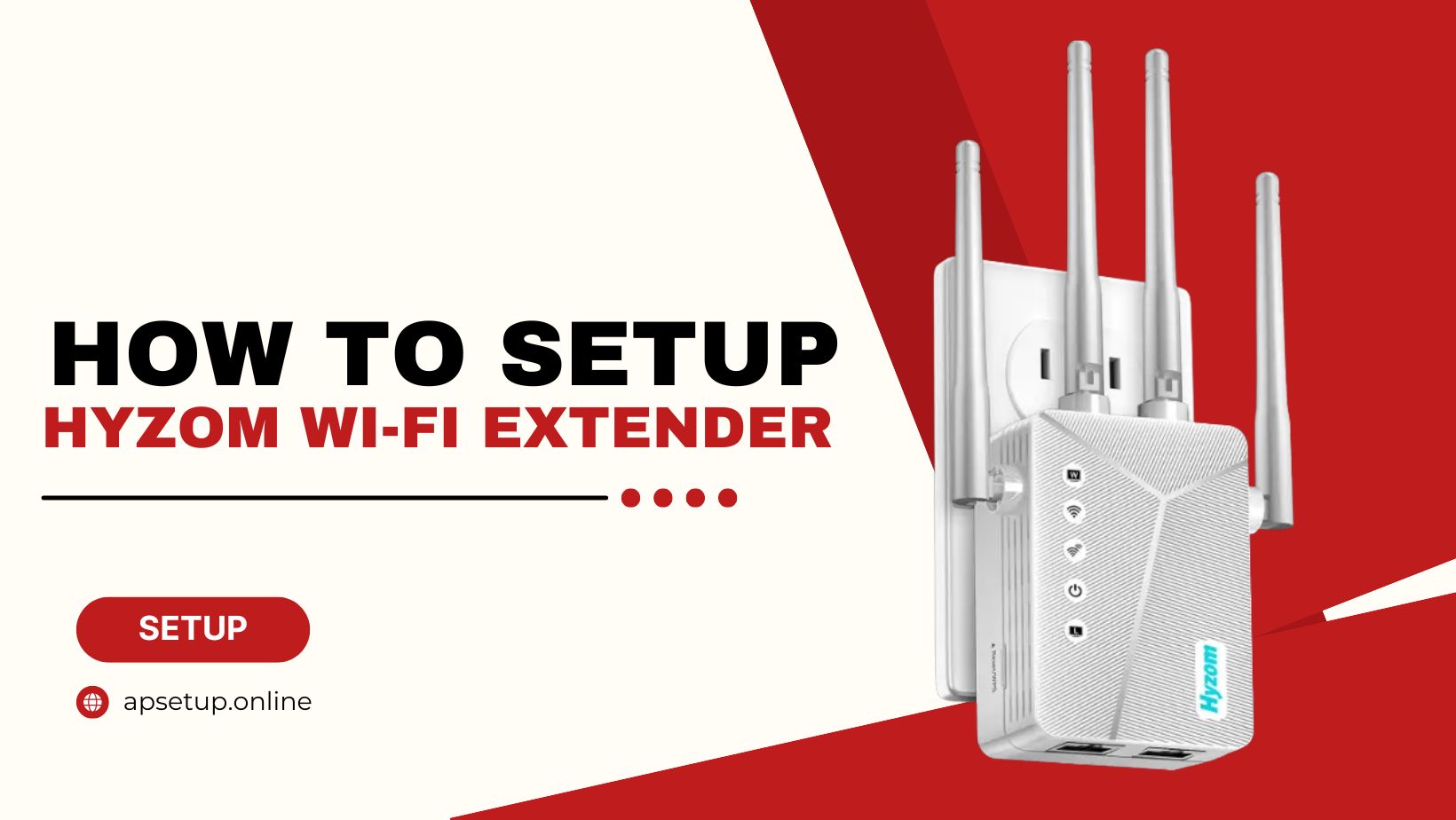 Hyzom WIFI extender Setup